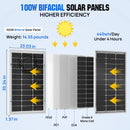 The Photon Harvester | 100W Bifacial Monocrystalline Solar Panel
