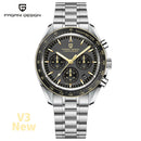 PAGANI DESIGN 2024 New AK Project Men's Watches Luxury Quartz Wrist Watch For Men AR Sapphire Speed Chronograph Automatic Date
