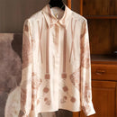 FANIECES Luxury Women's Shirt Elegant Office Ladies Business Shirt 2025 Spring Long Sleeve Lapel Designer Brand Shirts Blusas