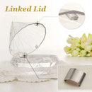 12PCS/set Diamond Shape Candy Box Food Grade Transparent Plastic Candy Container Halloween Children Food Storage Flower Box