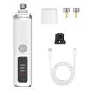 Electric Pet Nail Grinder With LED Light Cat Dogs Nail Clippers USB Rechargeable Paws Nail Cutter Pet Grooming Trimmer Supplies