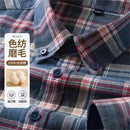 100% Cotton Men's Flannel Shirt Plaid Casual Long Sleece Multi-Color High Quality Autumn Winter Retro Dress Shirts Big Size 6XL