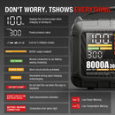 8000A Professional Heavy Duty Car Jump Starter Powerful Car 12V Car Battery Starter Booster Starting Device