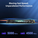 TOPESEL X16 NVMe M2 512GB 内置固态硬盘 PCIe 4.0x4 2280 SSD M.2 硬盘 适用于 PS5 笔记本电脑 PC