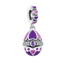 Hot Original Pendant S925 Sterling Silver Rabbit Charm Fit 3mm Bracelet Diy For Women Classic Easter egg beads Daily Gift Fine