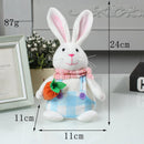 Easter Bunny Gnome Led Light Large Easter Rabbit Ornaments for Home Office Spring Easter Party Bunny Gnome Hanging Ornament 2024