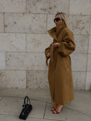 The Meridian | Oversized Belted Trench Coat for Women