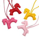 Pony Bag Charm, PU Leather Luggage & Car Pendant, Premium Versatile Travel Accessories