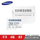 三星EVO Plus存储卡 32GB/SDHC 64GB/128GB/256GB/512GB SDXC Micro SD/TF闪存卡 MicroSD UHS-1 适用于手机无人机相机