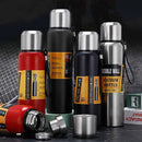 500/1000/1500ml Thermos Cup Stainless Steel Large Capacity Sports Water Bottle Vacuum Flask Portable Insulated Tumbler with Rope