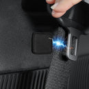 Suede Magnetic Suction Car Seat Belt Fixing Clips Auto Belt Holder Stabilizer Fastener Adjustable Clip Seatbelt Stopper