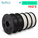 The Stratum Forge | SUNLU 5KG Professional-Grade 3D Printing Filament Bundle