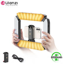Ulanzi U200 Camera Ring Light Video Rig Fill Light for Smartphone Camera for Gopro 2500K-8500K with Phone Clip Video Light Kit