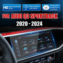 奥迪Q3 Sportback 2020 2021 2022 2023 2024款 导航中控仪表液晶屏钢化玻璃保护膜