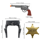 The Corsair | Renaissance Double-Belt Revolver Holster in PU Leather