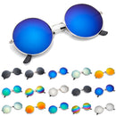 FOENIXSONG 男女时尚太阳镜 飞行员圆形渐变镜片女士眼镜 Oculos Lentes Gafas De Sol