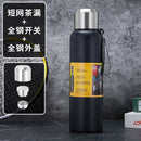 500/1000/1500ml Thermos Cup Stainless Steel Large Capacity Sports Water Bottle Vacuum Flask Portable Insulated Tumbler with Rope