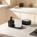 The Cascade | Countertop Soap Dispenser, Sponge & Towel Caddy