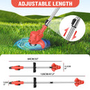 DayPlus 21V Grass Trimmer Electric Cordless Strimmer w/ Battery,Lawn Mower Pruning Cutter Garden Tools for Clearing Weed Flower