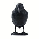Halloween Black Crow Party Ornament Simulation Bird Decoration For Hunting With Stakes Yard Garden Desktop Realistic Figurine
