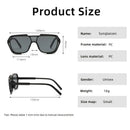儿童复古UV400眼镜 男孩女孩太阳镜 大框时尚墨镜 儿童个性护目镜