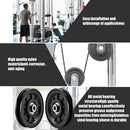 50-160mm Gym Bearing Pulley Wearproof Nylon Bearing Pulley Wheel Cable Universal Fitness Gum Bearing Pulley Fitness Equipment