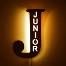 Custom Letters LED Night Light Wooden Engraved Name Home Decor Wedding Birthday Party Christmas New Year Decoration Lover's Gift