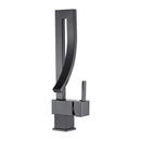 Wanmivezlo Bathroom Basin Faucet Brass Deck Mounted Waterfall Mixer Taps Single Handle Hot Cold Water Mixer Tap