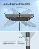 SONGMICS parasol, balcony shade, UPF 50 +, storage s bag, without Stand