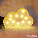 Kids Room Decor Cloud Star Moon LED Night Light Baby Children Bedroom Rainbow Cloud Christmas Night Light Wedding Decoration