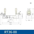 CHINT Fuse Core RT36-00 NT00 6A 20A 25A 32A 40A 50A 63A 80A 100A 125A 160A 200A 250A 300A NT1 NT2 NT3 Ceramic Resistor Fuse