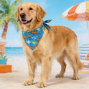 The Orchard | Fruit-Floral Adjustable Dog Bandana for Small, Medium & Large Breeds