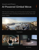 The Horizon Lock | AI-Powered 3-Axis Smartphone Gimbal with Face Tracking & Extension Rod