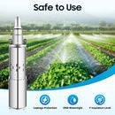 Submersible Water Pump Energy Saving 12V 20M Lift Max Flow 1.2M³/H Solar Energy Deep Well Pump