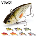 VTAVTA 7厘米18克摇摆VIB路亚饵 沉水型 适用于钓狗鱼 曲柄饵 假饵 VIB路亚 金属