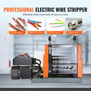 SucceBuy Electric Wire Stripping Machine 60W 1.5-25mm Visible Stripping Depth 6 Round 1 Flat Channels for Scrap Copper Recycling