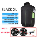 2024 Cooling Vest Ice Fan Vest Heat Resistant Sleeveless Workwear Breathable Wearable Cooling Fan Vest for Hot Weather Work