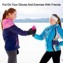 Winter Gloves For Men Waterproof Windproof Cold Cycling Gloves Snowboard Motorcycle Riding Driving Warm Touchscreen Zipper Glove