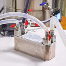 The Brew Forge | 304SS Plate Heat Exchanger — Counterflow Wort Chiller, 20/30/40 Plate