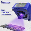 MECHANIC CUV-3 UV Curing Lamp and Cooling Fan Heat Dissipation for Mobile Phone Tablet Motherboard Green Oil Curing Repair Tools