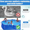 Pool Cup Holder for Above Ground Pools Pool Drink Holder Plastic Drinks Cup Holder for 2 Inch Or Less Poolside Round Top Bar