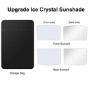 for Tesla Model 3 Highland 2024 Upgrade Ice Crystal Sunroof Sunshade Roof Sun Shade Skylight Blind Shading Nano Sun Visor Net