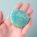 1pc High-quality Amazonite Stone Heart Crafts Crystal Carving Ornaments Energy Quartz Decorative DIY Jewelry Couple Gift