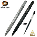 WANCHER Hexagon Brass | Rotary Ballpoint Pen with 0.5mm Refill