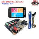 grbl 32位CNC扩展板控制器ESP32 WIFI MKS DLC32脱机控制面板TS24触摸屏，适用于激光打标机