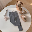 Children Cotton Leggings Girls Spring/Fall Pants Korean Solid Kids Fitting Long Pant Stretchy Tights Trousers Baby Bottoms Cloth