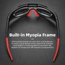 ROCKBROS Cycling Glasses Photochromic Bike Bicycle Glasses Polarized Men Sunglasses MTB Road Cycling Eyewear Protection Goggles