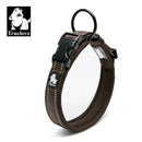 Truelove Adjustable Mesh Padded Pet Dog Collar 3M Reflective Nylon Dog Collar Durable Heavy Duty for All Breed All Weather 8Size