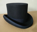 New Men Hat 100% Wool Fedora Hat Unisex Top Show Gentleman Bowler Hat Black Red Magic Hat Presidential Hat Feather Accessories