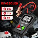 KINGBOLEN BM550, BM550 PLUS 汽车电瓶检测仪 6V 12V 24V 电池系统检测 汽车电池分析仪 汽车电瓶工具 SOC SOH